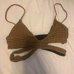 SOLD Acacia mesh haku bikini top